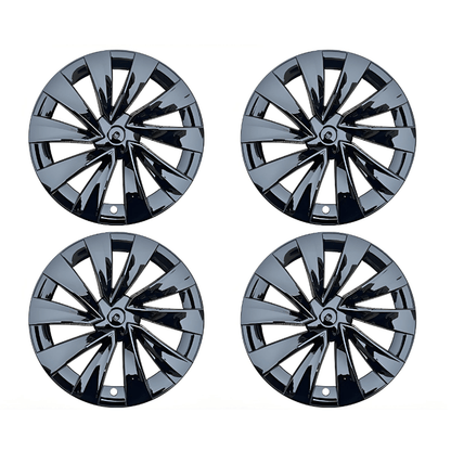 Tesla Model Y Juniper 20-inch Helix Wheel Covers by TESERY showing sleek, modern alloy wheel design with helix pattern.