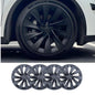 Tesla Model Y Juniper 20-inch Helix Wheel Covers by TESERY featuring a sleek, modern design for enhanced vehicle appearance.