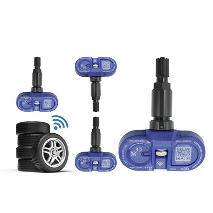Tesla Model 3/Y/S/X OEM BLE Bluetooth Tire Pressure Monitoring Sensor (TPMS) by Tesery, showing the compact sensor device.