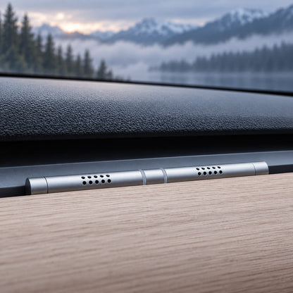 Tesla Model 3/Y car fragrance stick by Tesery for aromatherapy, featuring a sleek design and easy-to-use scent diffuser.