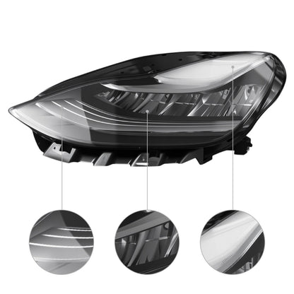 Full LED headlight assembly for Tesla Model 3 (2017-2020) and Model Y (2020-2021), showcasing the headlight unit's design.