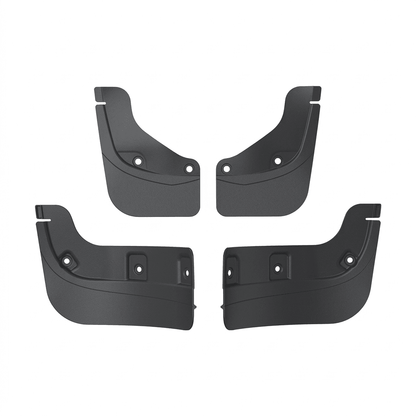 Tesery Hidden Mud Flaps for Tesla Model Y Juniper and Model YL, providing invisible protection for vehicle exterior.
