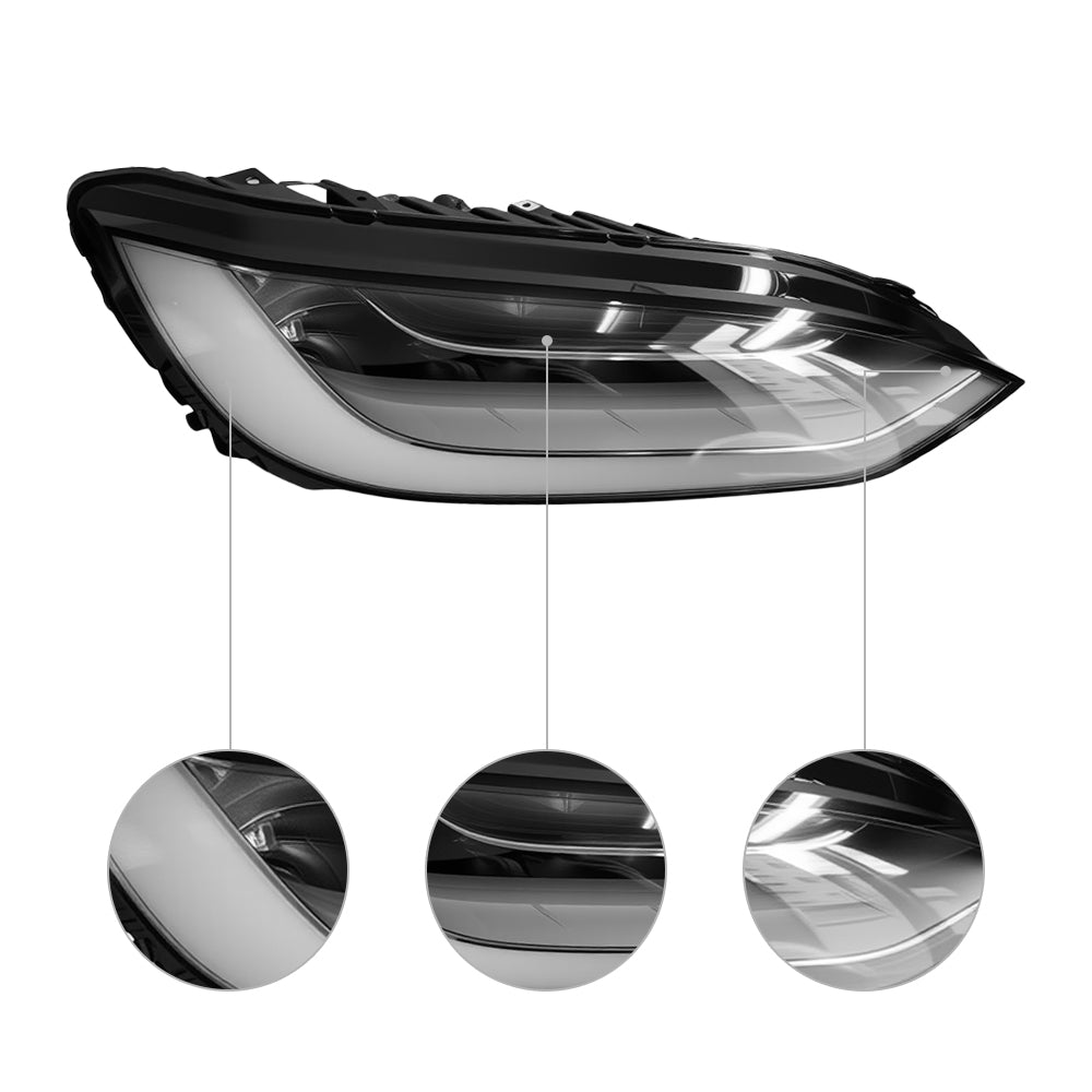 TESERY LED headlight replacement for Tesla Model X (2016-2023), showing the sleek LED light assembly for vehicle upgrade.