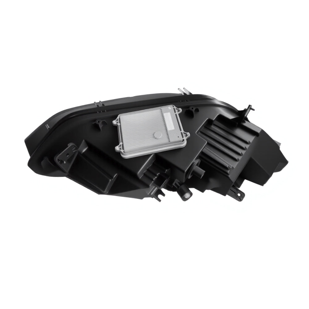Tesery official LED headlight replacement for Tesla Model X (2016-2023), showing the bright LED light and headlight assembly.