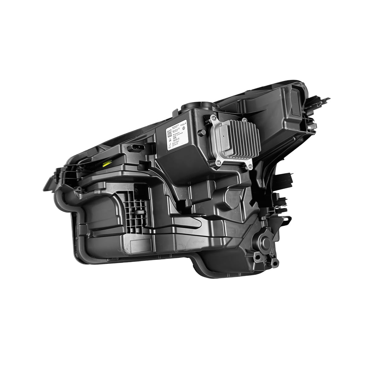 Tesla Model Y Juniper LED headlight replacement by Tesery, showcasing the sleek headlight design and modern light accessories.