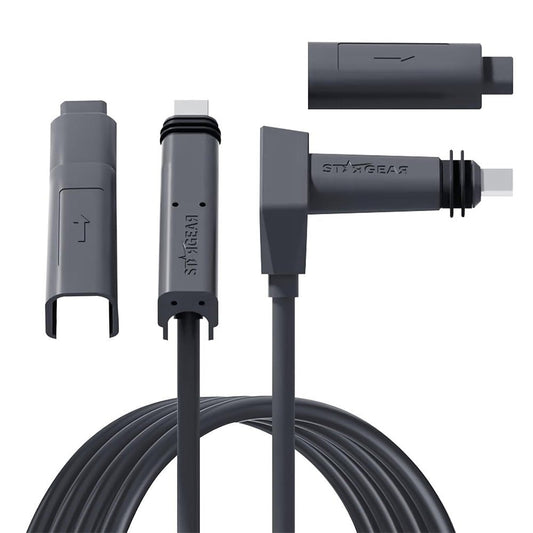 Starlink Gen 2 replacement extension cable by Tesery, 6.5 feet long, with connectors visible for Starlink internet setup.