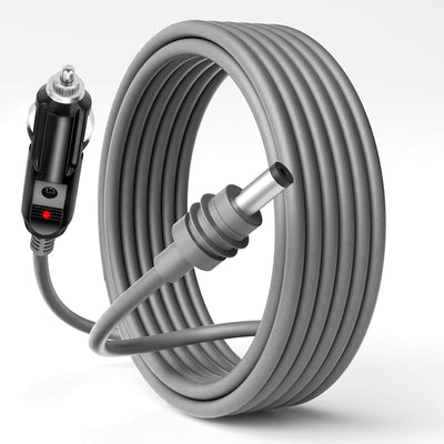 Starlink Mini 12V-24V car cigarette lighter to DC power cable by Tesery, 3m (10ft) length, for vehicle Starlink Mini setup.