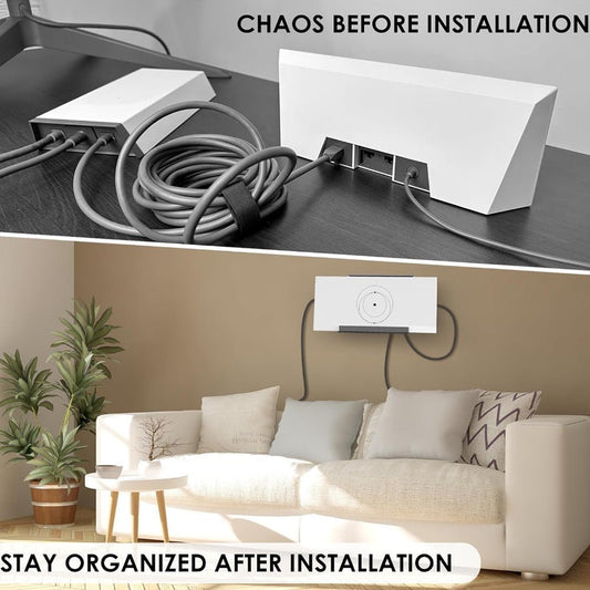 Starlink Gen 3 router wall mount kit by Tesery, all-in-one metal mount for secure installation of Starlink router.