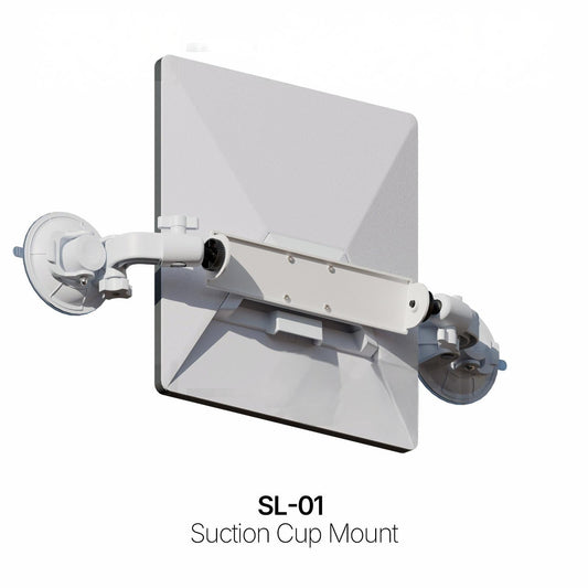 Car roof and window suction cup mount bracket for Starlink Mini, compatible with Tesery official brand.
