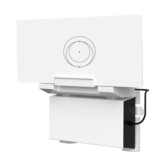 Starlink Gen 3 router and power adapter wall mount kit by Tesery, showing mounting hardware and installation setup.
