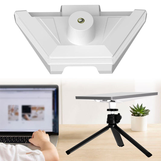 White Tesery Starlink Mini fixed base mount for secure outdoor installation of Starlink satellite dishes.