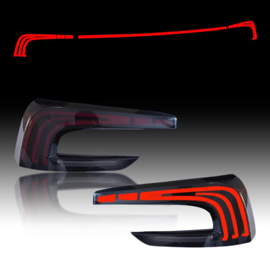 TESERY Starlink full-width strip taillight for Tesla Model 3 Highland, sleek LED tail light with modern design.