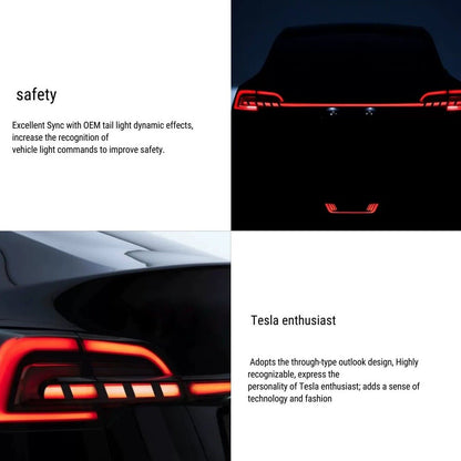TESERY Starlink Full-Width Strip Taillight for Model 3/Y - BACKUPMYFILESNOW.COM®