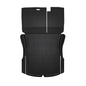 Tesla Model 3 Highland trunk mat with backrest mat by TESERY, durable interior protection for vehicle cargo area.