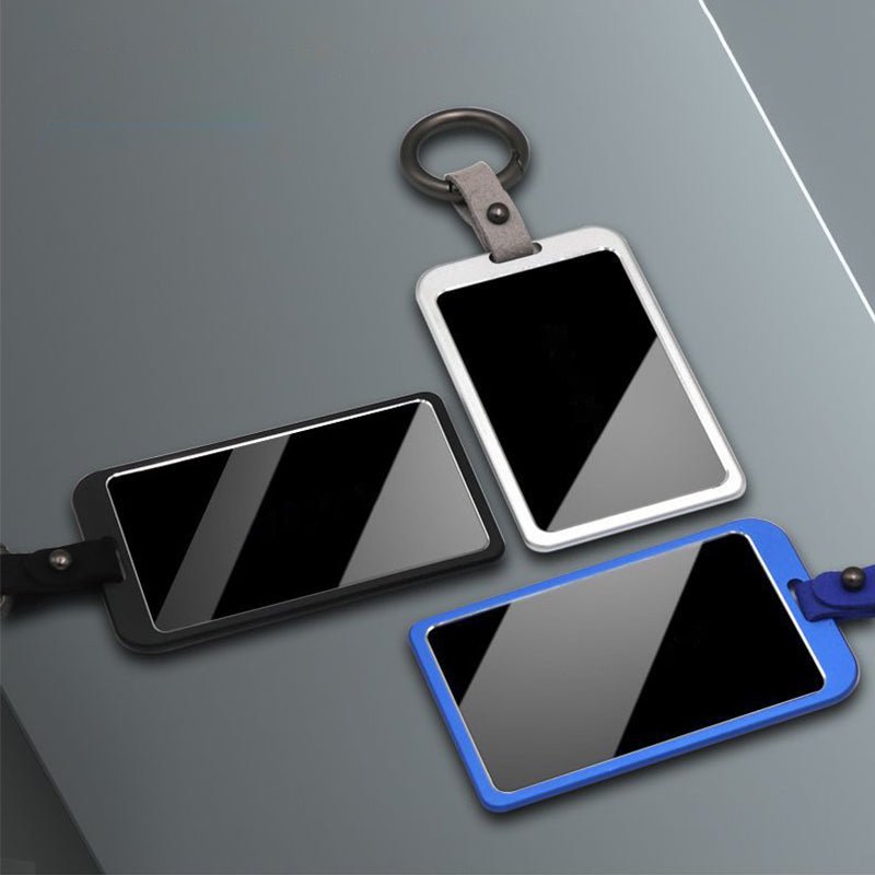 Tesla Model 3/Y aluminum key card cover in round button design, available in six colors, by Tesery.