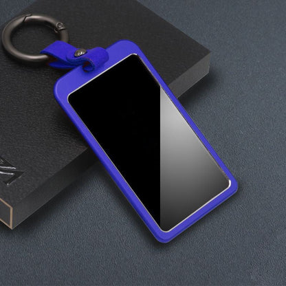 Tesla Model 3/Y aluminum key card cover in round-button design, available in six colors, by Tesery Official.
