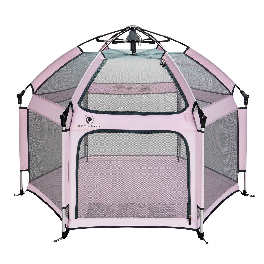 Pop 'N Go Playpen in cosmic gray by The California Beach Company LLC, showing a portable, foldable playpen for babies.