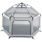 Pop 'N Go Playpen in cosmic gray by The California Beach Company LLC, portable foldable playpen for babies and toddlers.