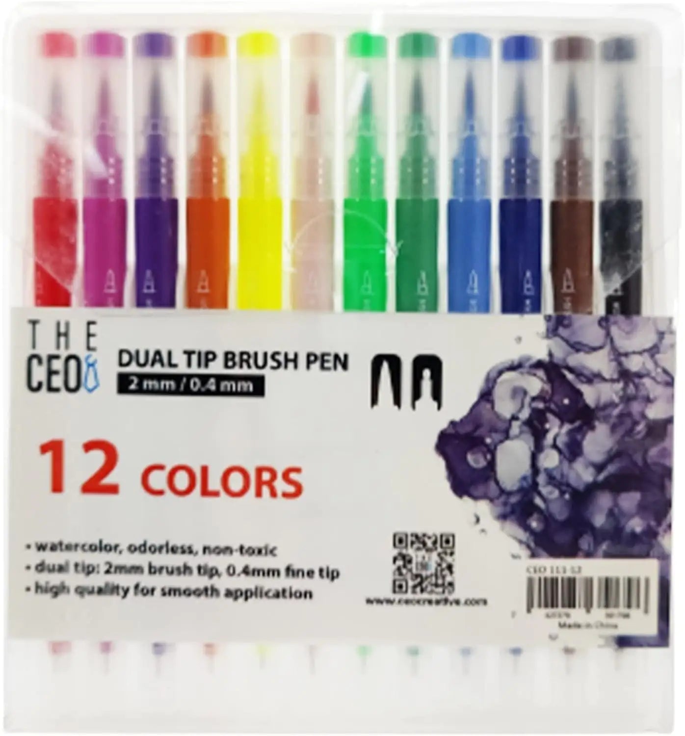 THE CEO Art Markers Coloring Dual Brush Pens, Dual Tip Brush Markers Art Pen Set - BACKUPMYFILESNOW