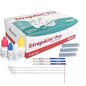 StrepAim Pro Group A Strep Test Kit at home, includes 25 tests for rapid detection of strep throat infections.