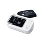 Omron Platinum upper arm blood pressure monitor with AFib detection and Bluetooth connectivity, showing the device on a white background.