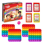 The Fidget Games Sight Words Edition box showing colorful game cards and playful packaging for educational sight word practice.