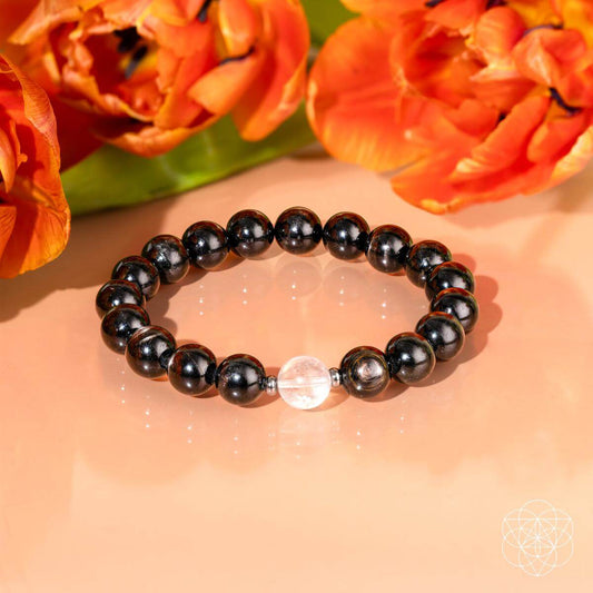 Hypersthene bracelet from Conscious Items featuring a sleek design, intended for manifestation and positive energy.