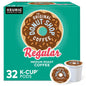 Six packs of The Original Donut Shop Regular medium roast coffee Keurig K-Cup pods, 10 pods per pack, 32 pods total for single-serve brewing.