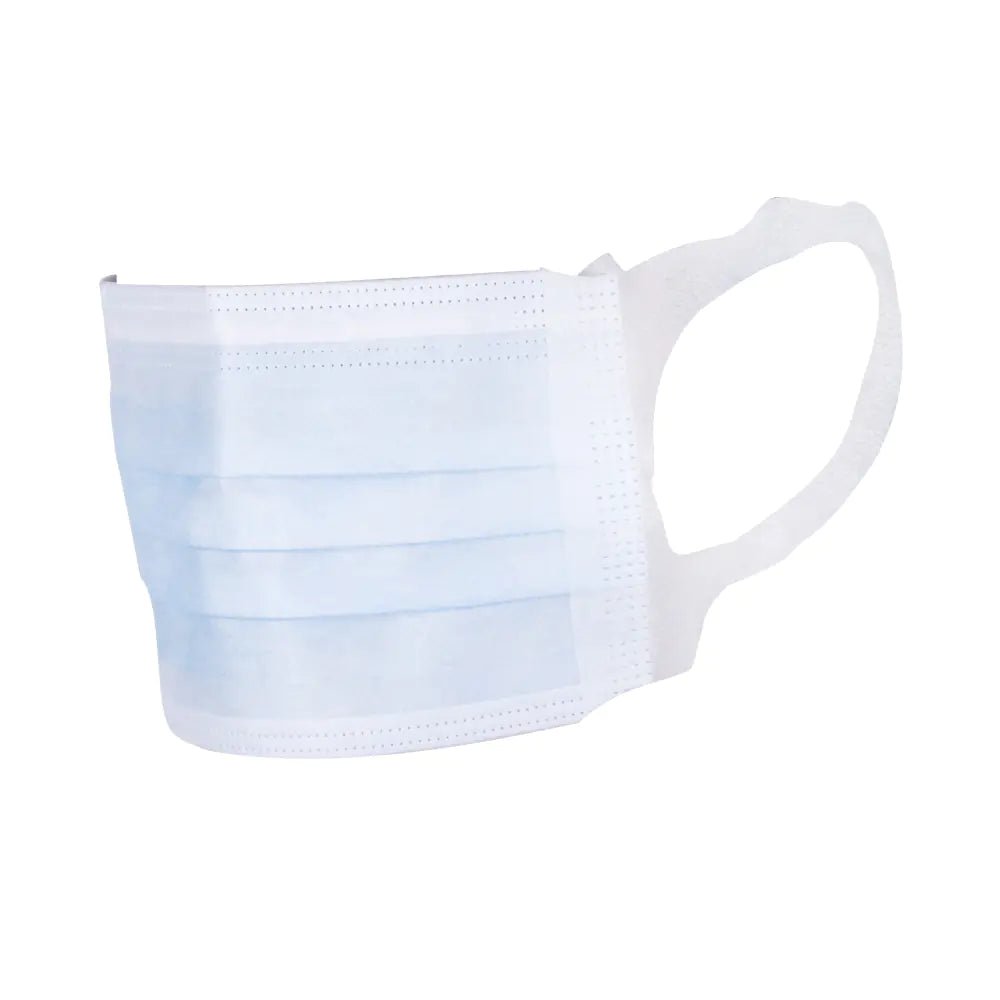 Three - Ply Nonwoven Disposable Dental Face Mask - BACKUPMYFILESNOW