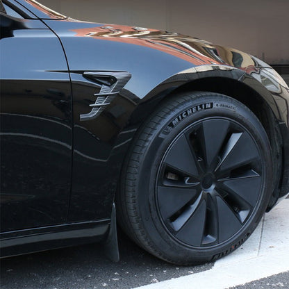 Tesla Model 3 Highland Thunder Side Camera Cover, exterior trim designed for Version 4.0 cameras, by Tesery.