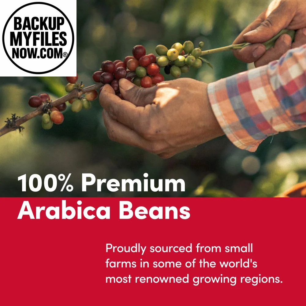 Tim Hortons Dark Roast Ground Coffee in 12 oz bag with 100% Arabica beans, showcasing the coffee bag packaging.
