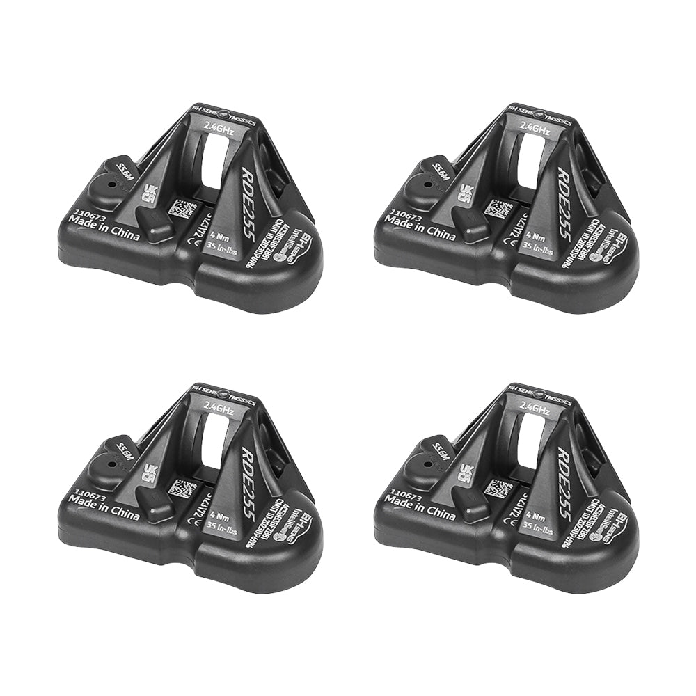 Tesla Model 3/Y/S/X Bluetooth TPMS tire pressure monitoring sensors, set of 4, for accurate tire pressure tracking.