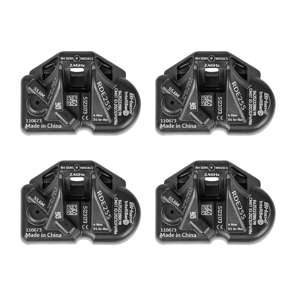Tesla Model 3/Y/S/X BLE Bluetooth Tire Pressure Monitoring System (TPMS) sensors by TESERY for accurate tire pressure monitoring.