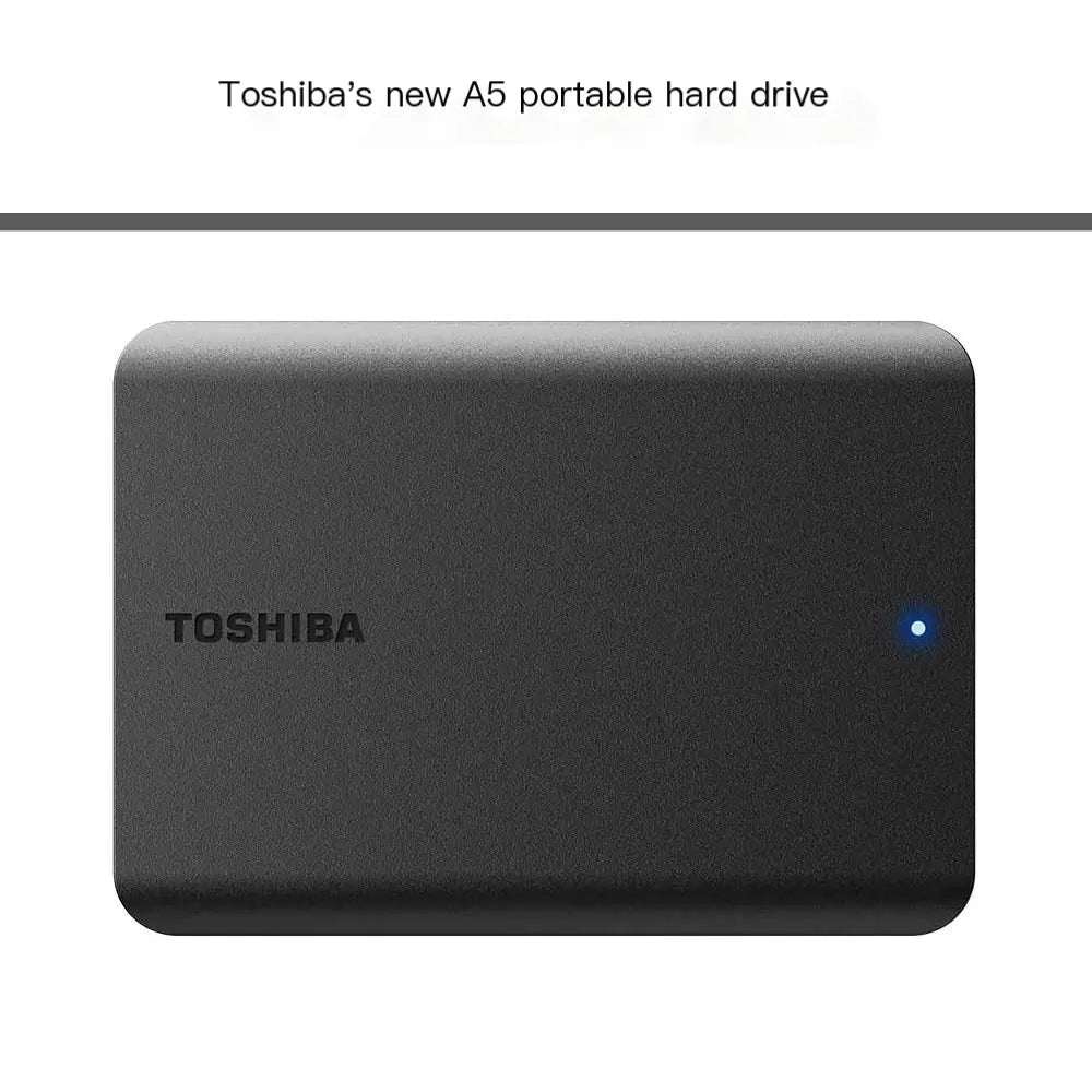 Toshiba 2TB Canvio Basic External Hard Drive (Single) - BACKUPMYFILESNOW