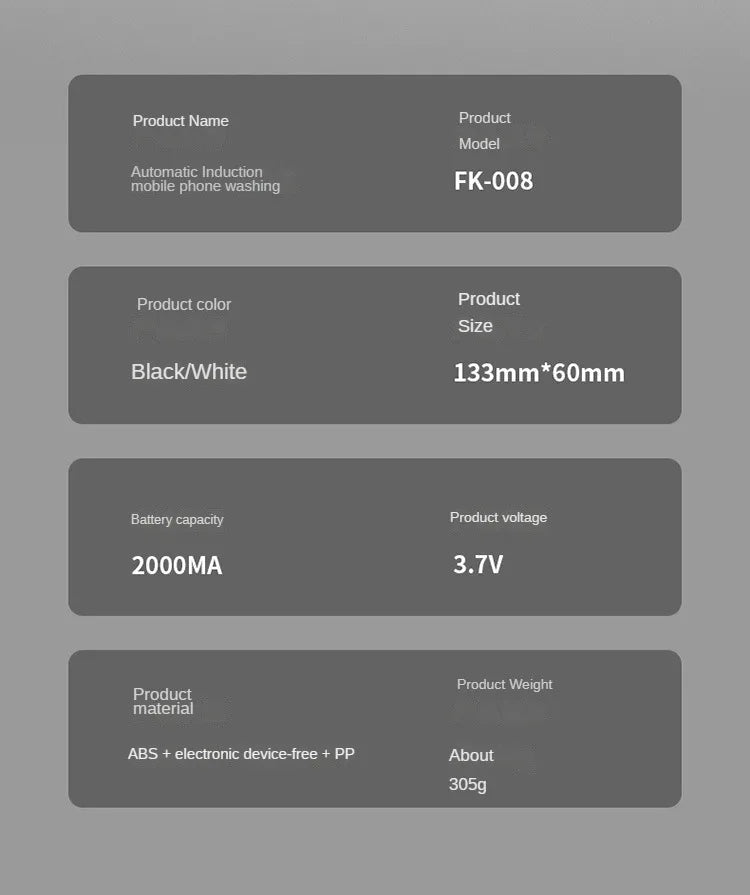 Touchless Automatic Induction Hand Washer Sensor Foam Infrared Sensor Liquid Soap Dispenser With Temperature Digital Display - BACKUPMYFILESNOW