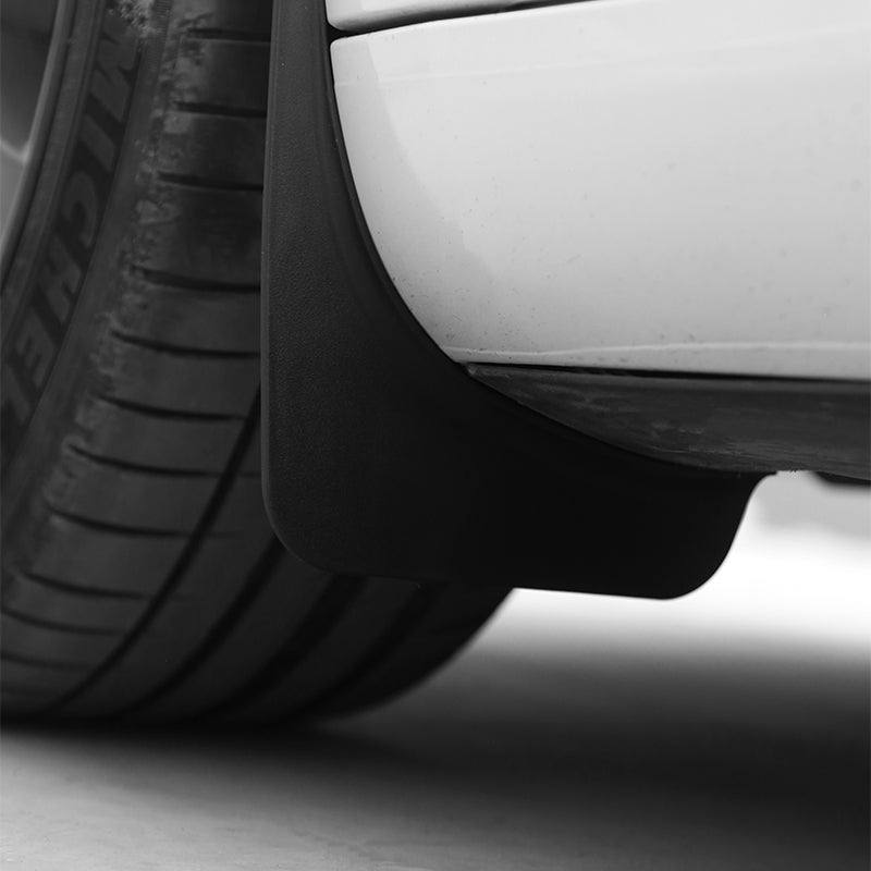 Tesla Model 3 Highland TPE+PP mud flaps by TESERY, durable splash guards protecting wheels from debris and mud.