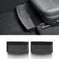 TPE under seat storage box for Tesla Model Y Juniper interior, designed by Tesery for organized vehicle storage