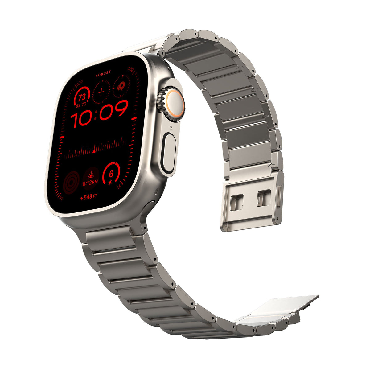 Robust Titanium Band Pro, sleek and durable titanium ring with a smooth finish, designed for stylish wear and everyday comfort.