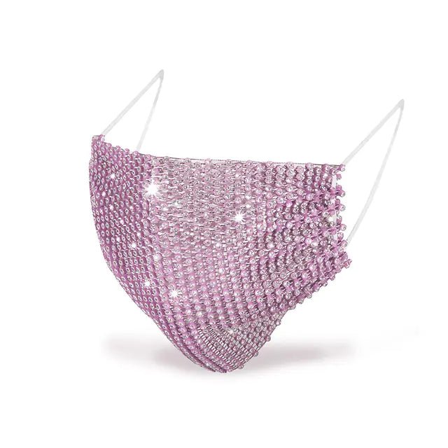 Trendy Colorful Rhinestone Face Masks for Summer - BACKUPMYFILESNOW