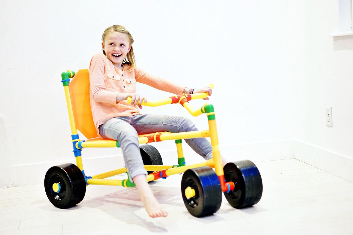 Two TubeLox Deluxe STEM toy sets with colorful tubes and connectors for creative building and educational play.