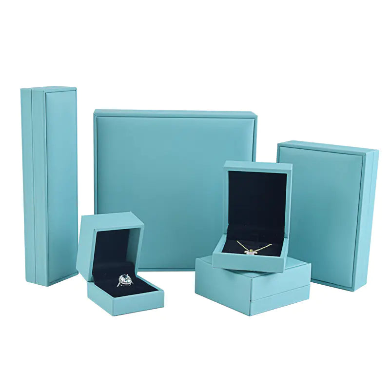 High-End PU Jewelry Box for Rings, Necklaces, and More