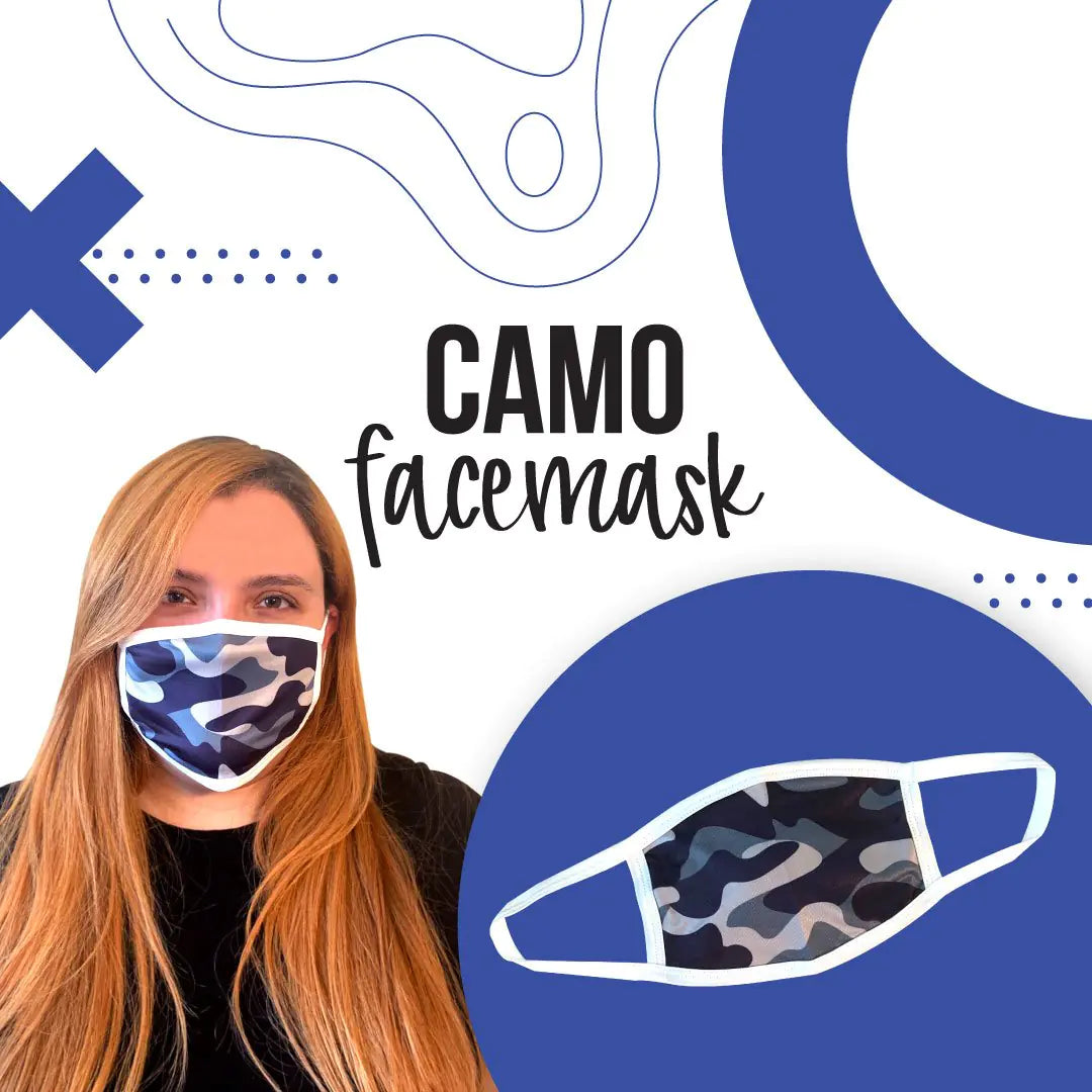 Camo Face Masks -Individual or Set of 4