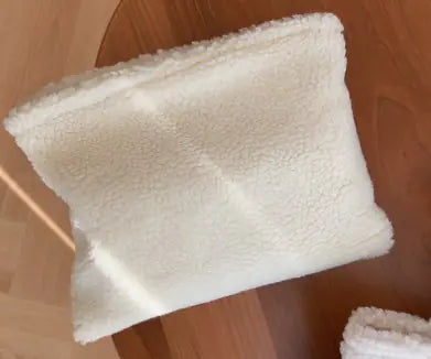 Plush Lambwool Makeup Pouch and Organizer Bag