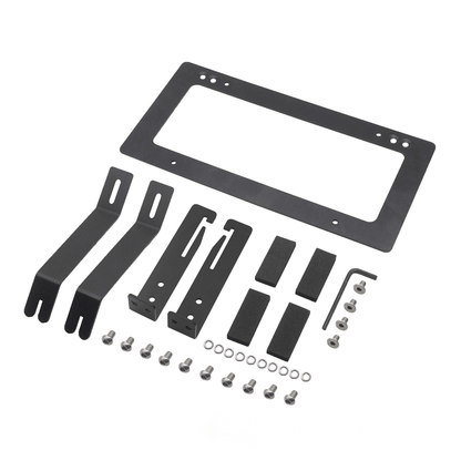 U.S. Standard front license plate frame for Tesla Model 3 and Model Y, made by Tesery Official Store, fits standard license plates.