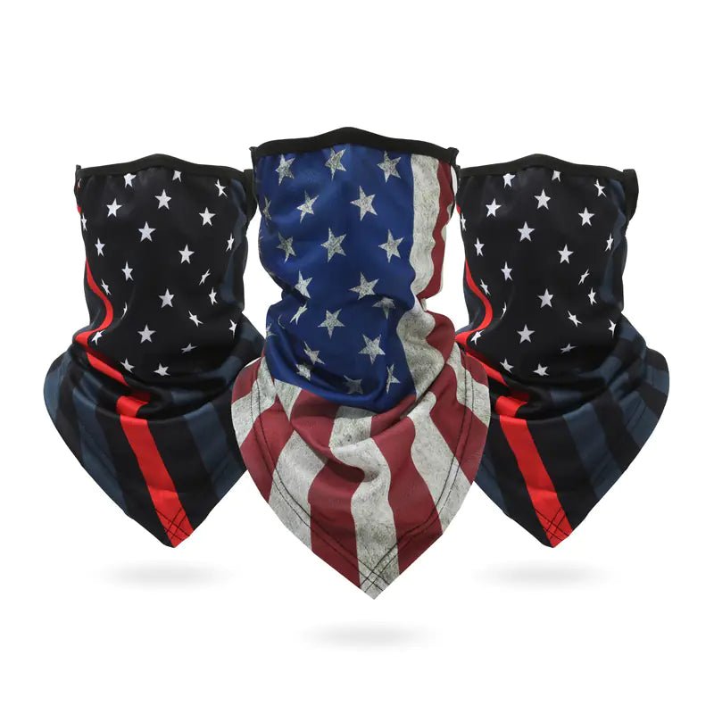 USA Logo Face Mask with Neck Protection for Summer - BACKUPMYFILESNOW