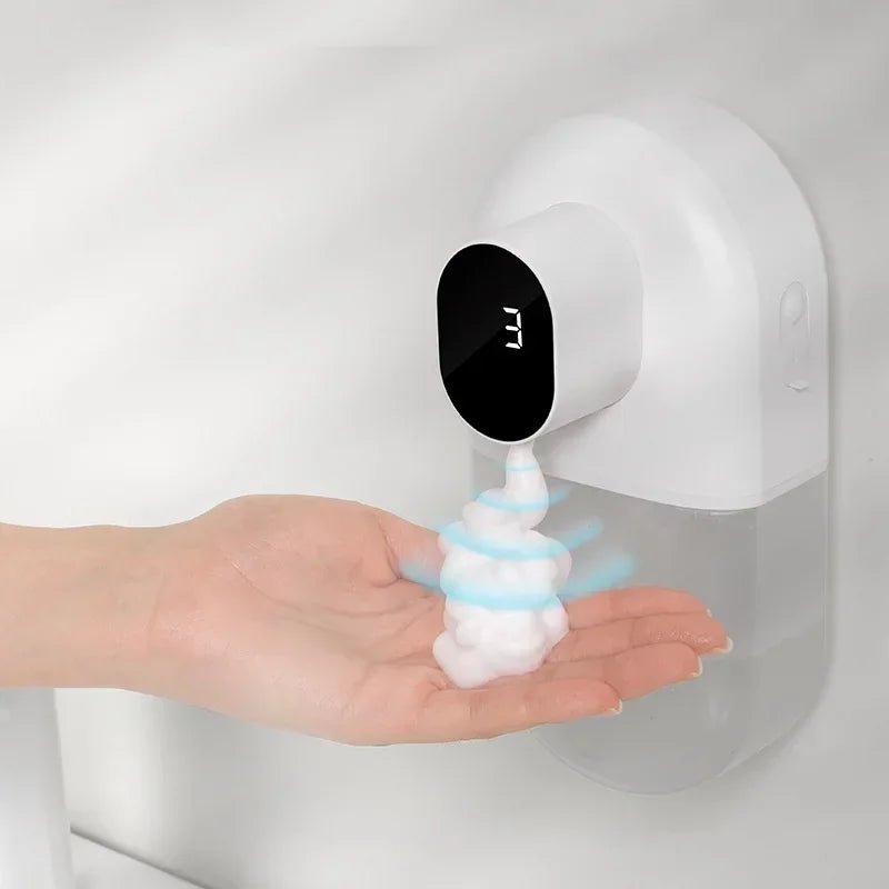 USB automatic mobile phone soap dispenser foam induction smart wall mounted soap dispenser bathroom accessories 500ml - BACKUPMYFILESNOW