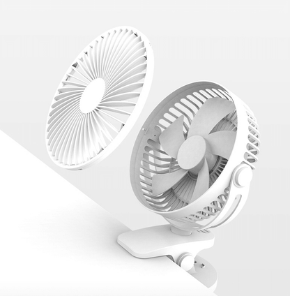 USB Small Fan Large Wind Silent Desktop Pinch Fan Student Dormitory Bed Office Charging Mini Clip Fan Wall Mounted - BACKUPMYFILESNOW.COM®
