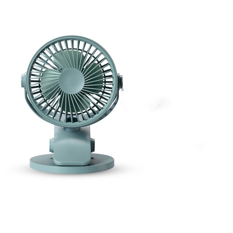USB Small Fan Large Wind Silent Desktop Pinch Fan Student Dormitory Bed Office Charging Mini Clip Fan Wall Mounted - BACKUPMYFILESNOW.COM®