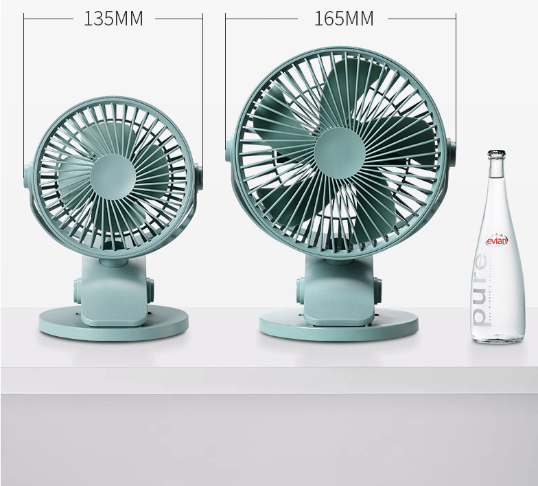 USB Small Fan Large Wind Silent Desktop Pinch Fan Student Dormitory Bed Office Charging Mini Clip Fan Wall Mounted - BACKUPMYFILESNOW.COM®