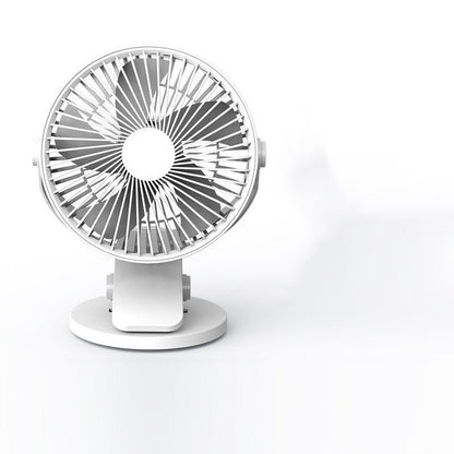 USB Small Fan Large Wind Silent Desktop Pinch Fan Student Dormitory Bed Office Charging Mini Clip Fan Wall Mounted - BACKUPMYFILESNOW.COM®